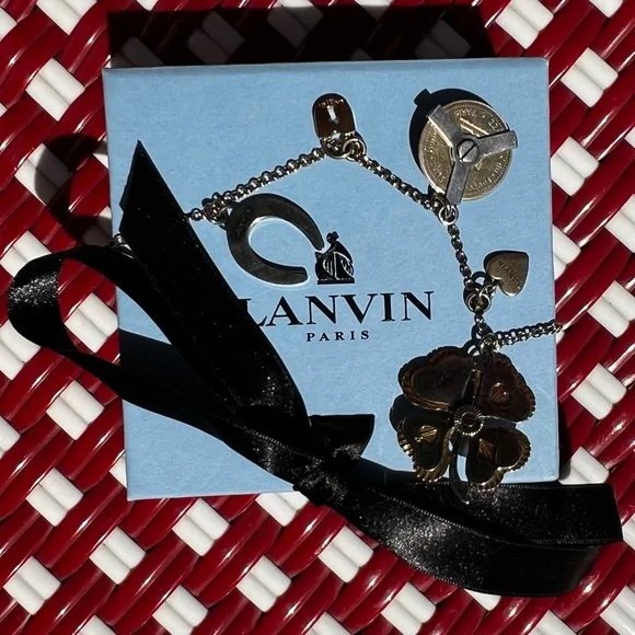 Lanvin Paris Lucky Charm Necklace
